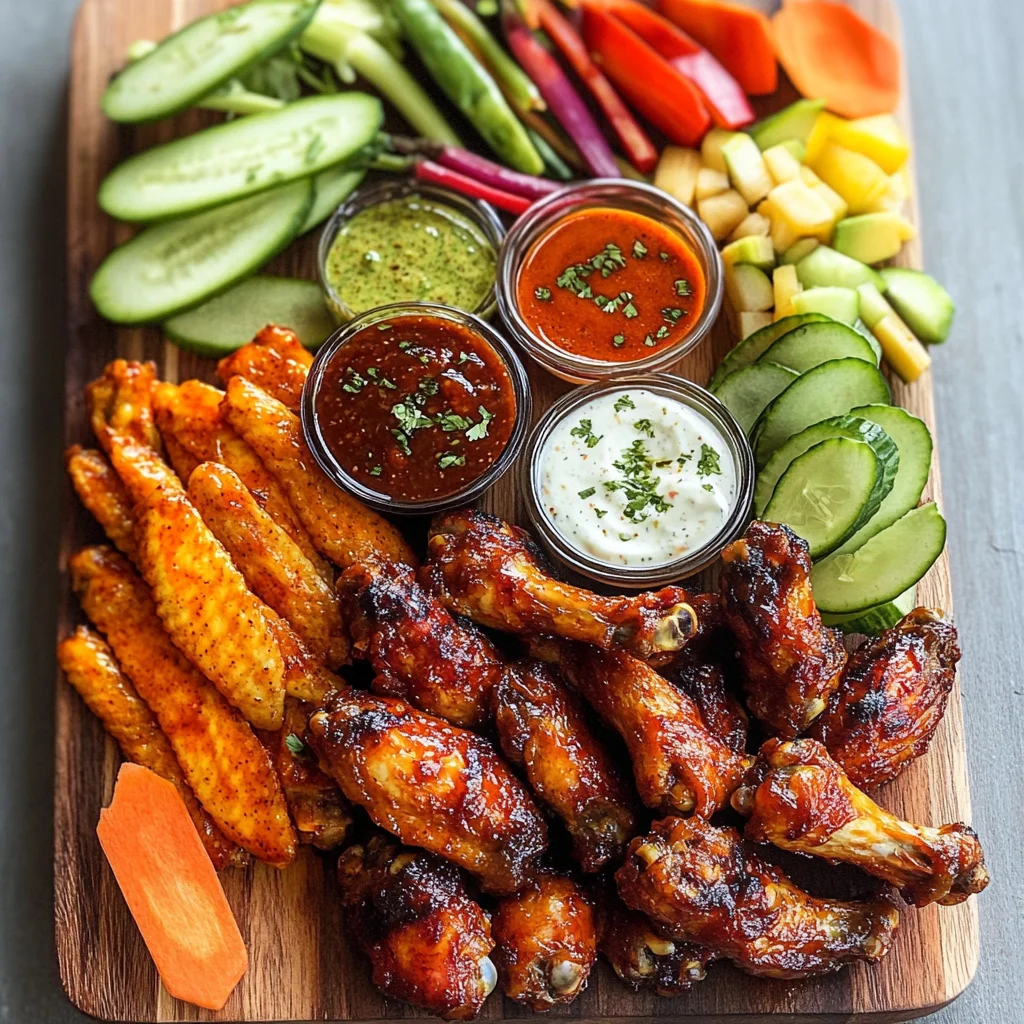 How to Make a Chicken Wing Charcuterie Board