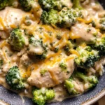 Irresistible Crockpot Creamy Broccoli Cheddar Chicken Delight