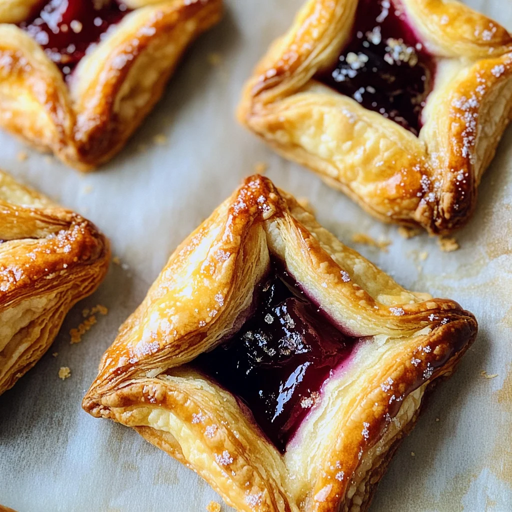 Jam Puff Pastry Tarts