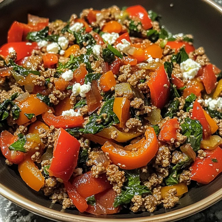 Mediterranean Ground Beef Stir Fry