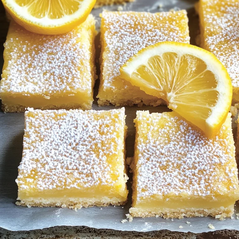 Meyer Lemon Bars
