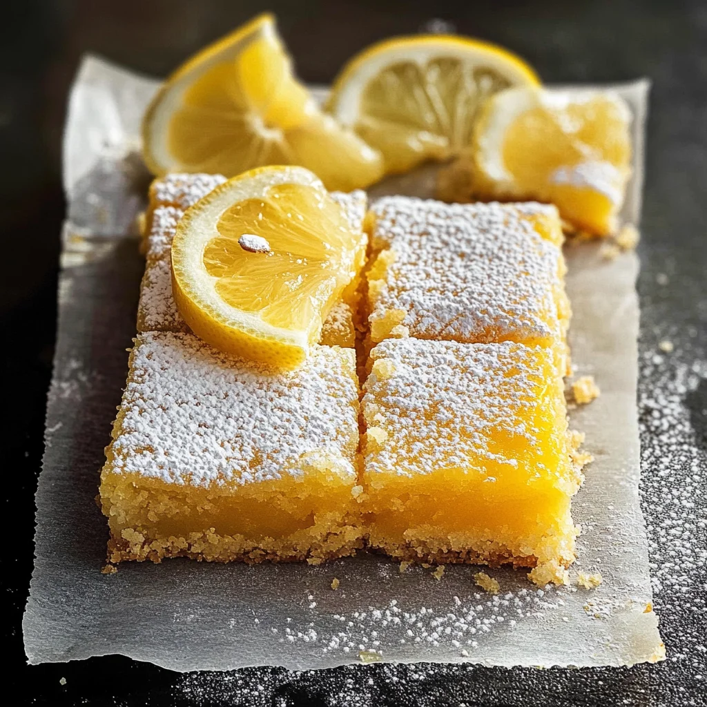 Meyer Lemon Bars Recipe