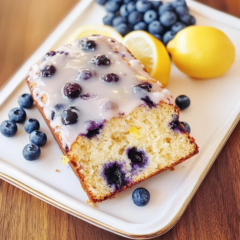 Meyer Lemon Blueberry Bread