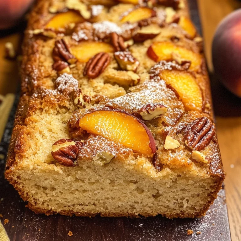 Peach Pecan Bread Recipe