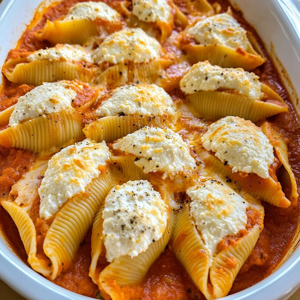 Pumpkin Ricotta Stuffed Shells