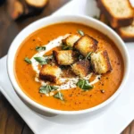 Roasted Tomato Basil Soup