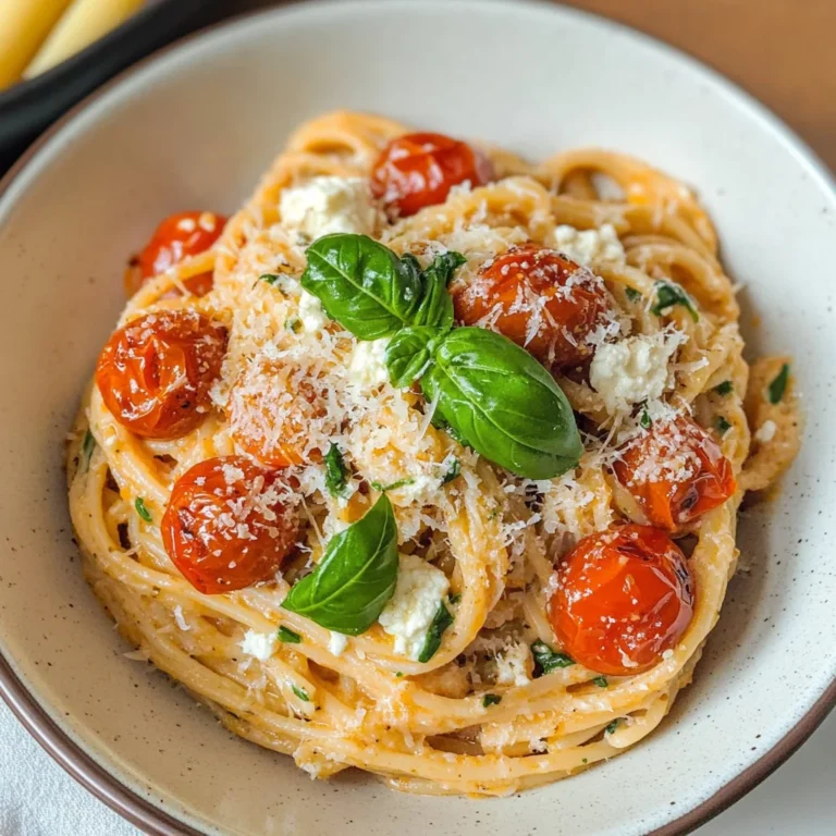 Roasted Tomato and Garlic Ricotta Pasta Brings Joy!