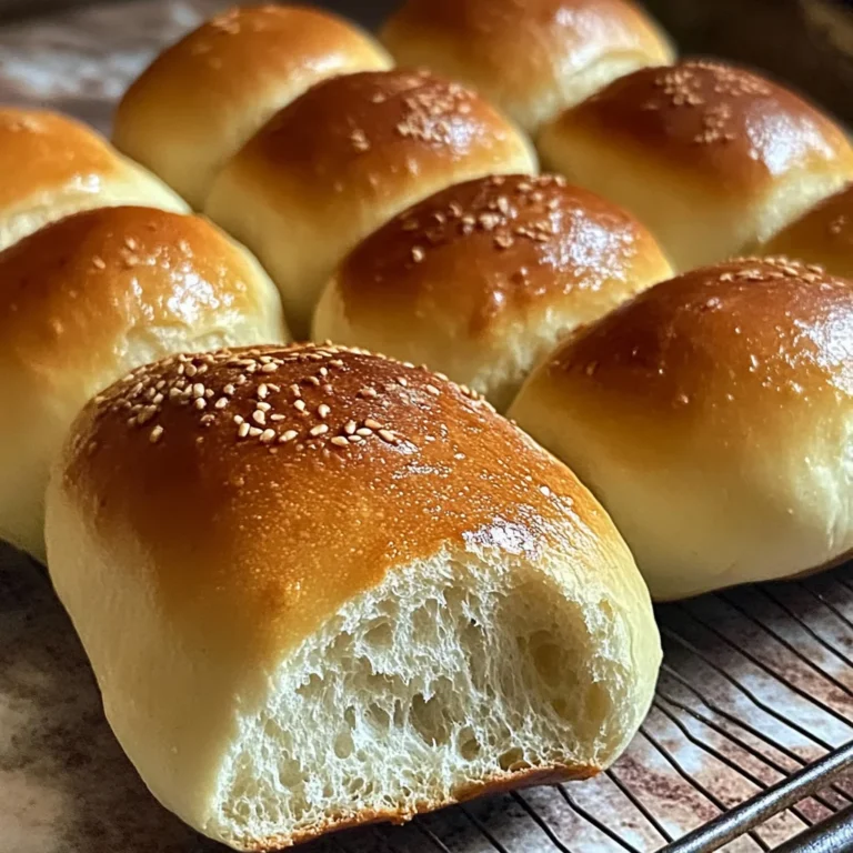 Sandwich Rolls -No Knead -2 Hours