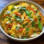 Spaghetti Squash Chow Mein