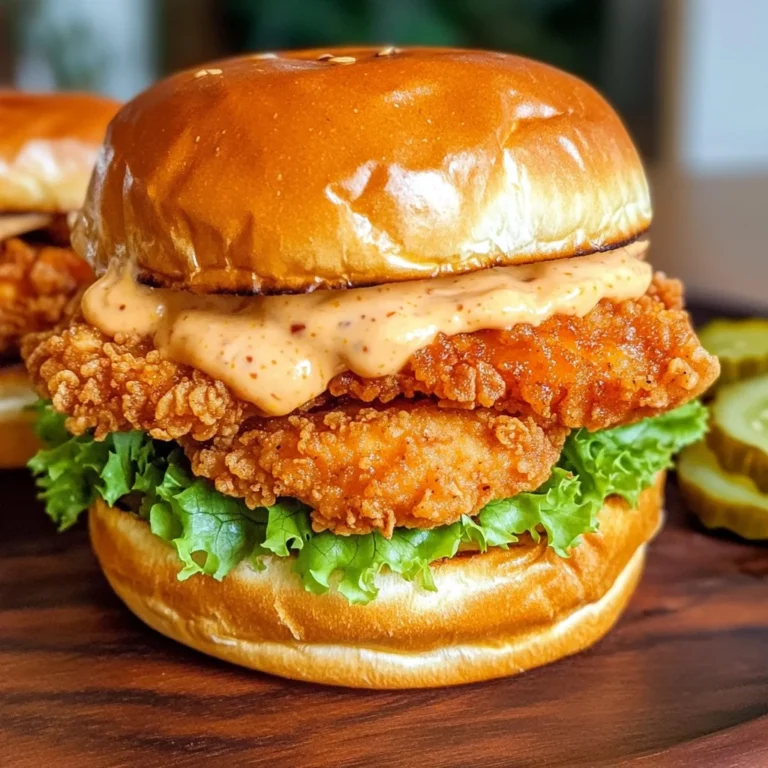 Spicy Chicken Sandwich with Creamy Homemade Sauce