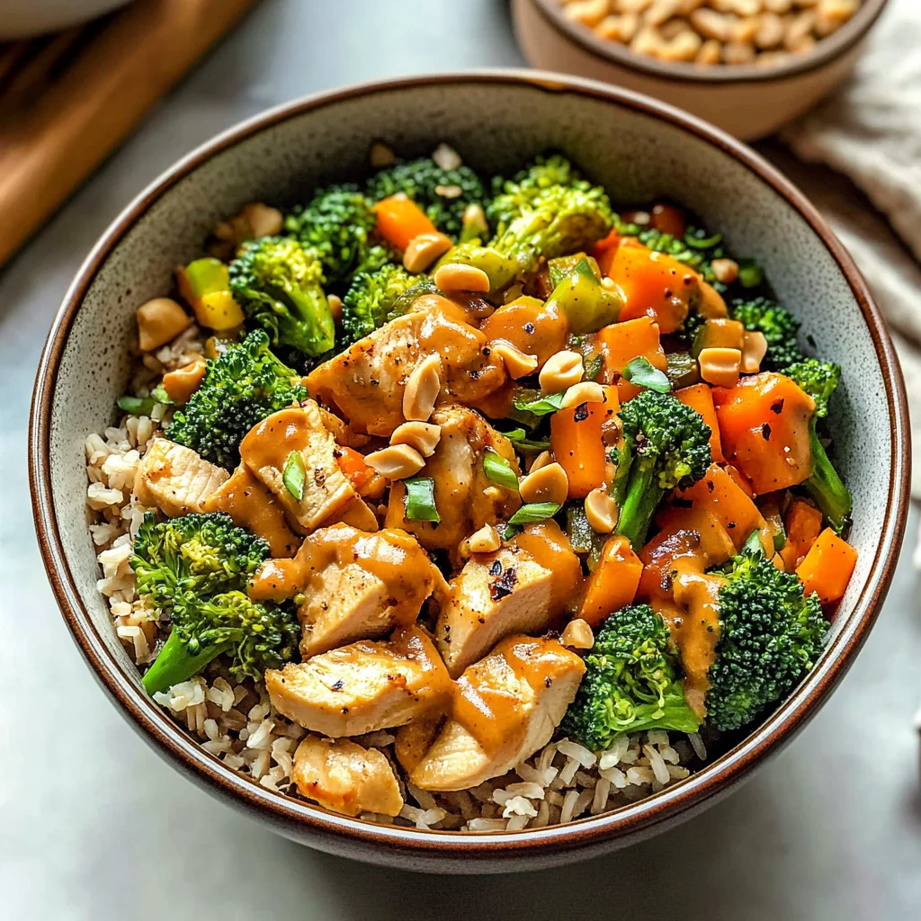 Thai Peanut Chicken Bowls: An Incredible Essential Recipe