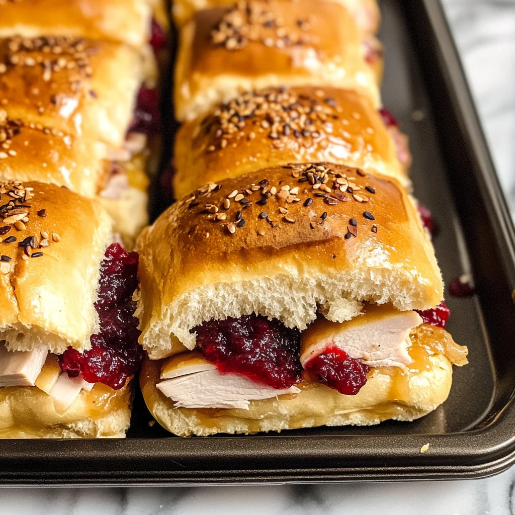 Turkey Cranberry Sliders