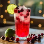 Vanilla Cranberry Crush Mocktail Recipe