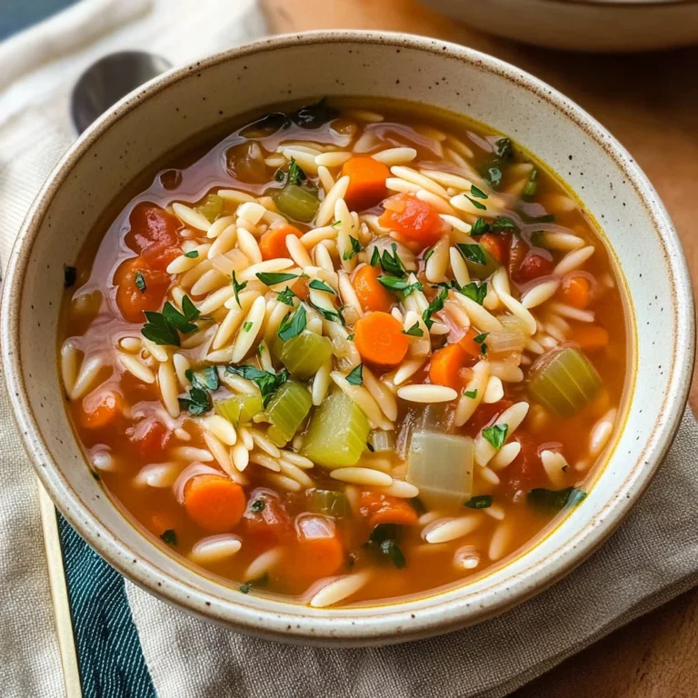 Vegetable Orzo Soup