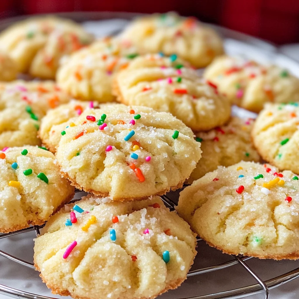 Whipped Shortbread Cookies