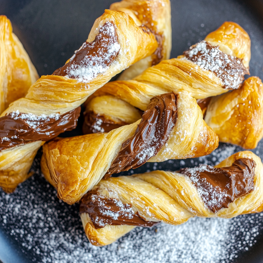 Puff Pastry Nutella Twists