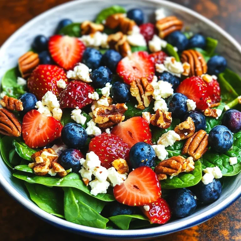15-Minute Strawberry Spinach Salad