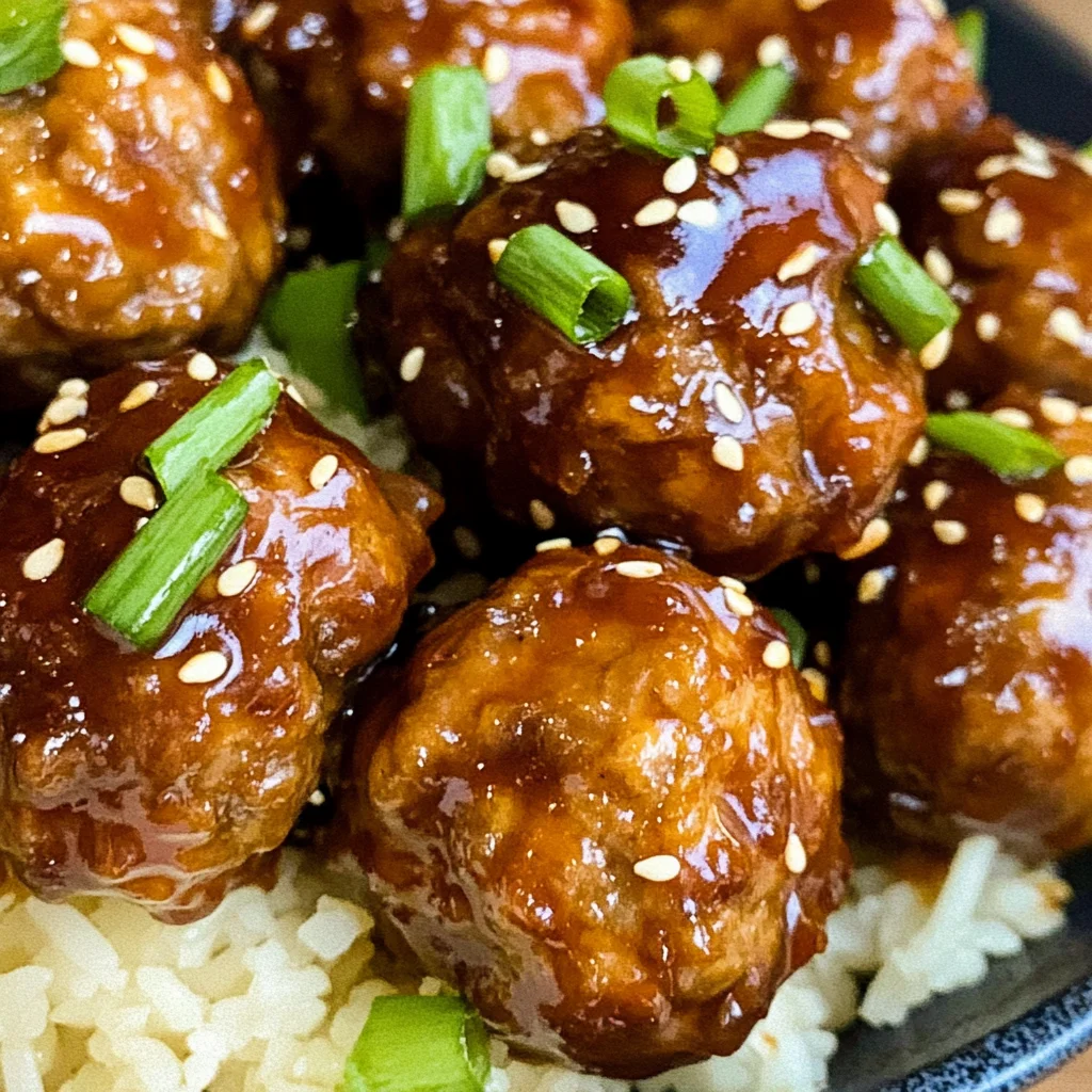 Asian Glazed Meatballs