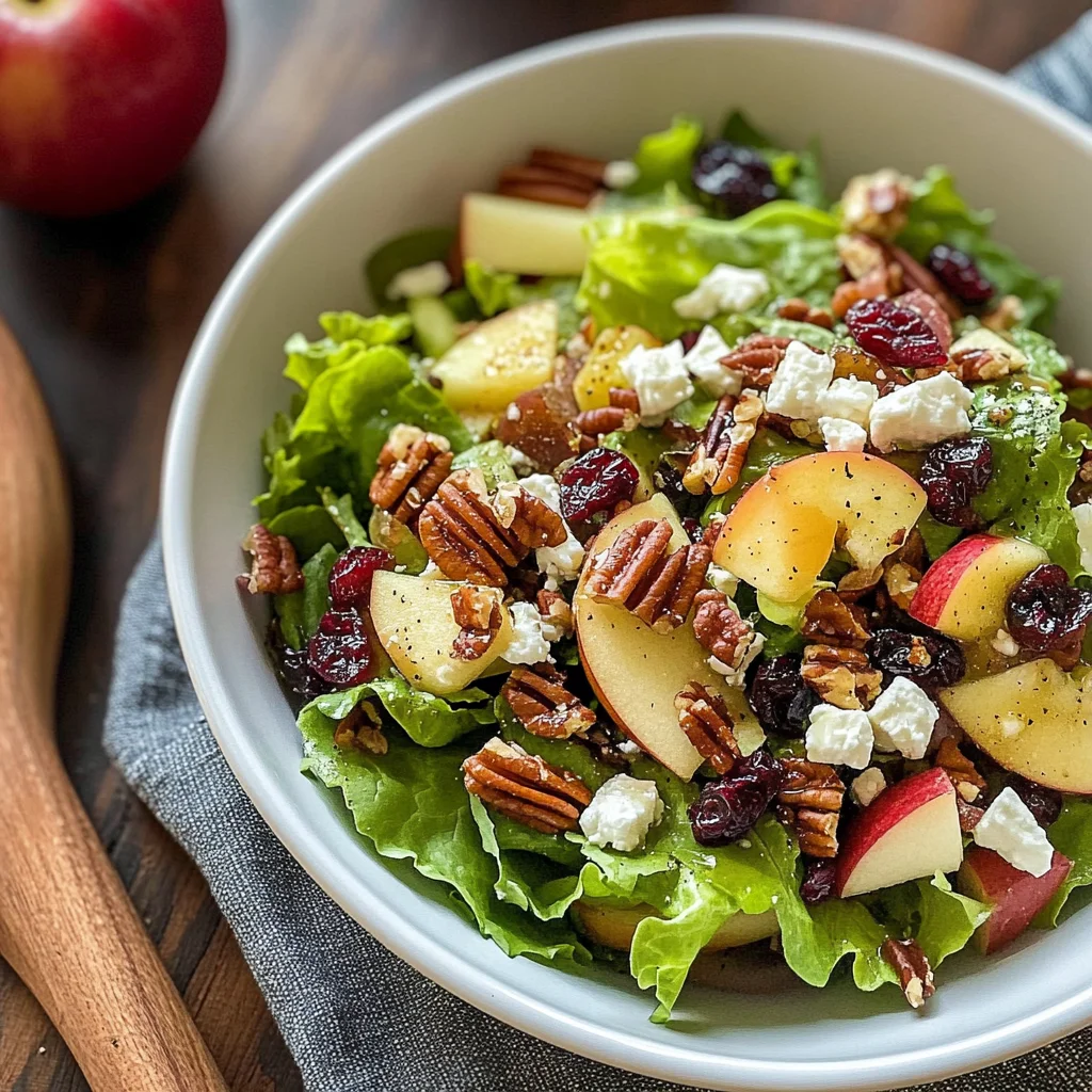 Autumn Salad with Apple Cider Vinaigrette