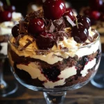 Black Forest Trifle for Christmas