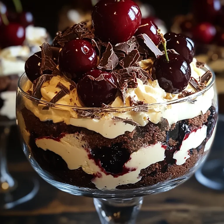 Black Forest Trifle for Christmas
