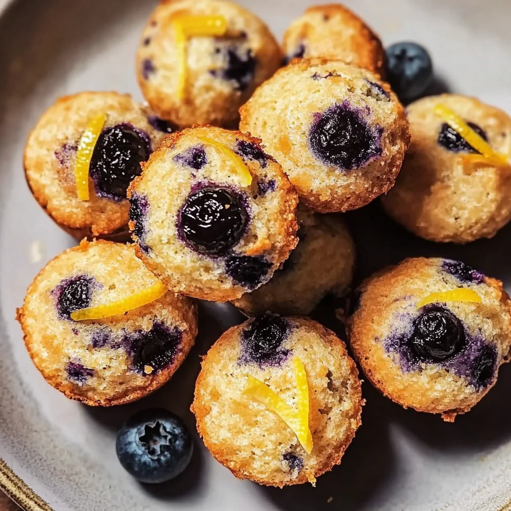 Blueberry and Lemon Zest Cottage Cheese Bites