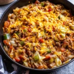 Cabbage Roll Skillet (Easy Keto Ground Beef Dinner Recipe)