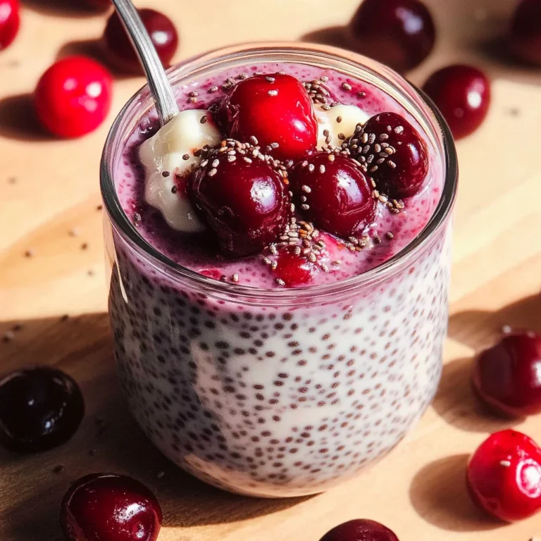 Cherry Chia Pudding