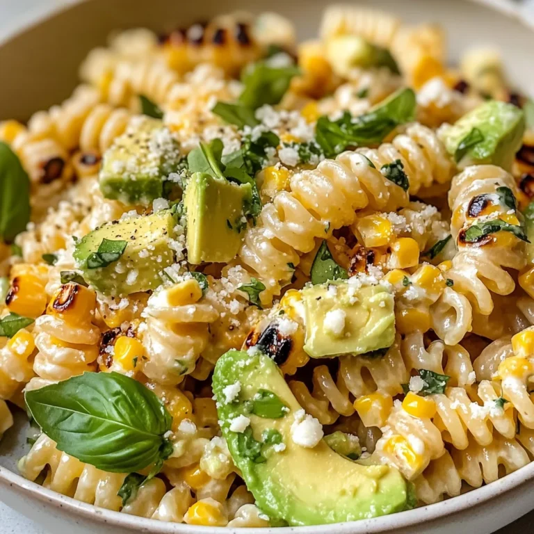 Creamy Street Corn Pasta Salad