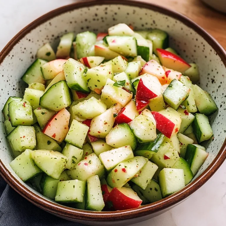 Cucumber Apple Salad