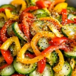 Cucumber and Sweet Pepper Salad