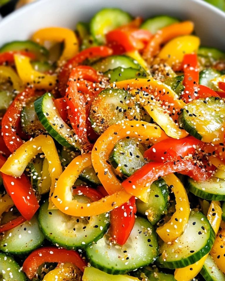 Cucumber and Sweet Pepper Salad