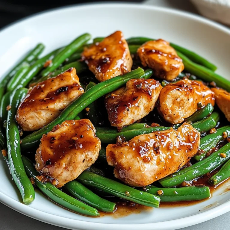 Easy Chicken Breast and Green Beans
