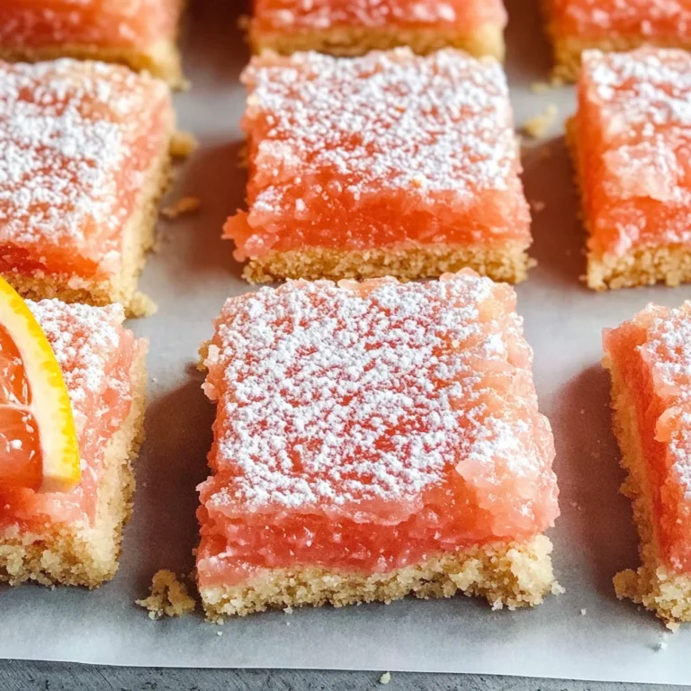 Grapefruit Bars