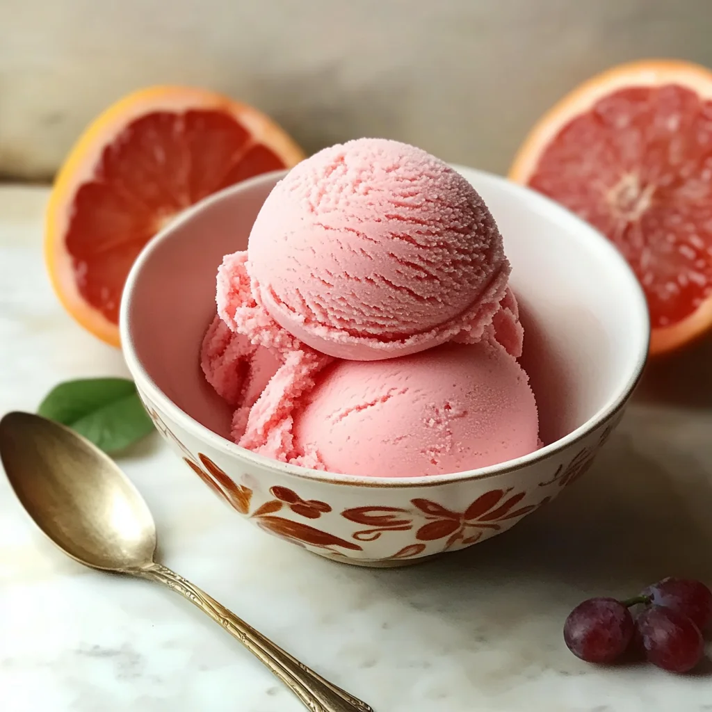 Grapefruit Sorbet Recipe