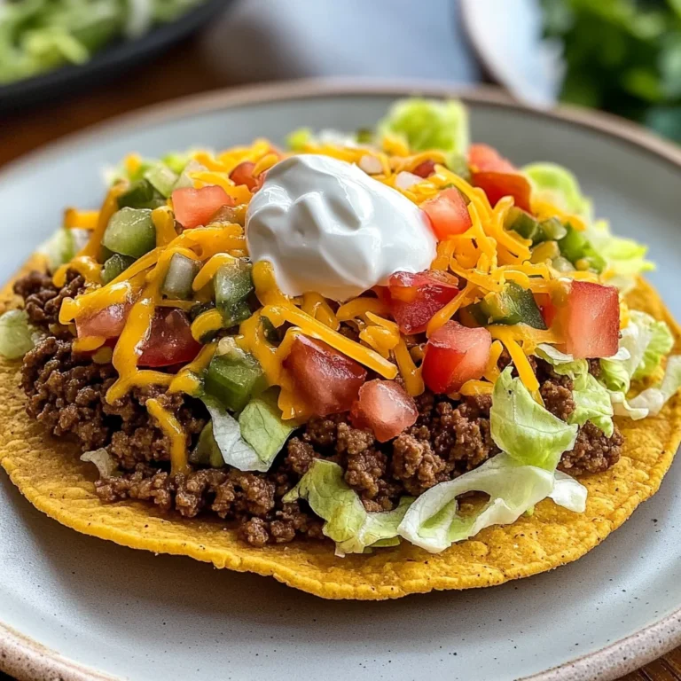 Ground Beef Tostadas