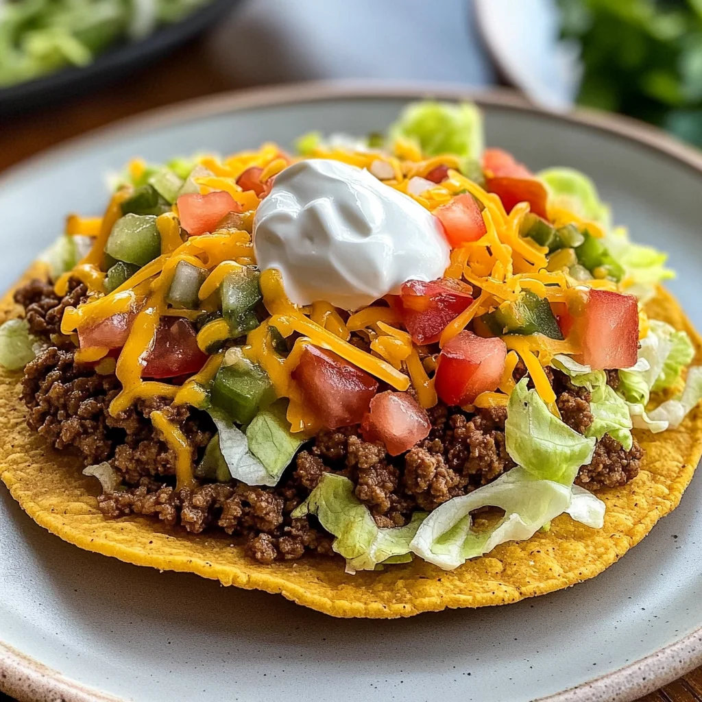 Ground Beef Tostadas