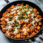 Ground Turkey and Sweet Potato Skillet