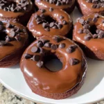 Healthy Chocolate Protein Donuts (Gluten Free, Paleo)