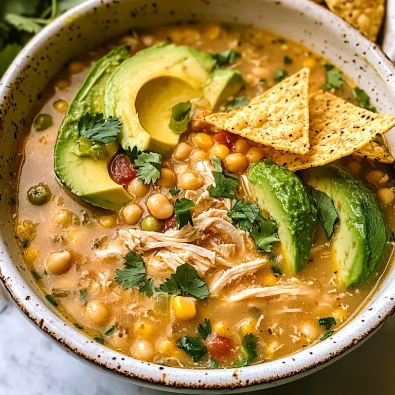 Healthy White Chicken Chili