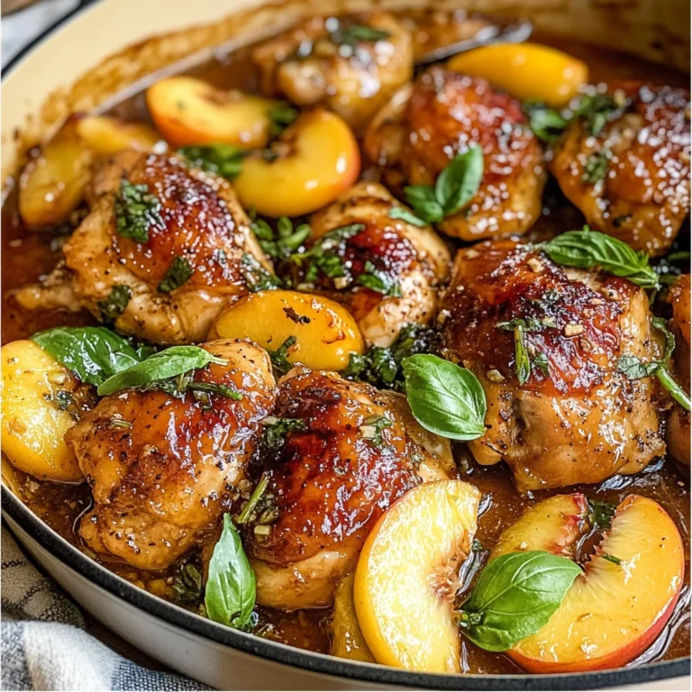 Honey Butter Peach Chicken
