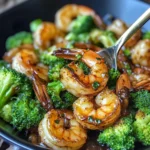 Honey Garlic Butter Shrimp and Broccoli