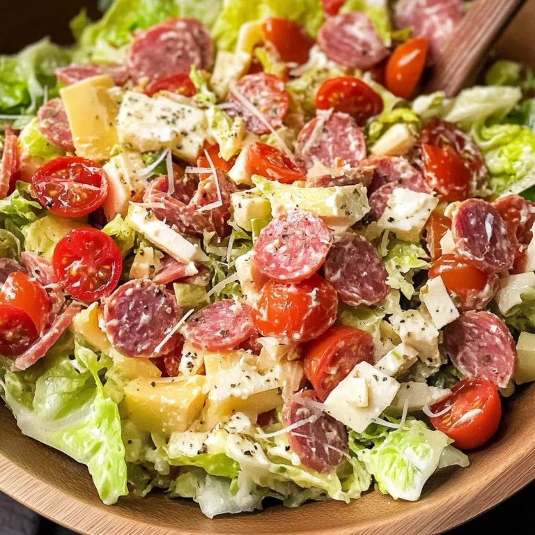 Italian Grinder Salad (Chopped Sub Salad)