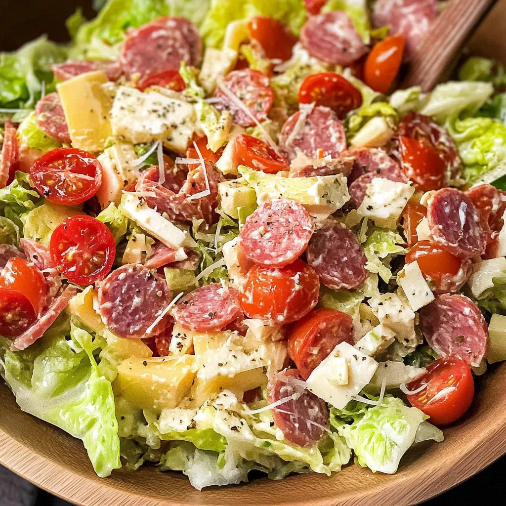 Italian Grinder Salad (Chopped Sub Salad)