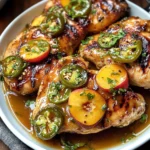 Jalapeño Peach Glazed Chicken Recipe