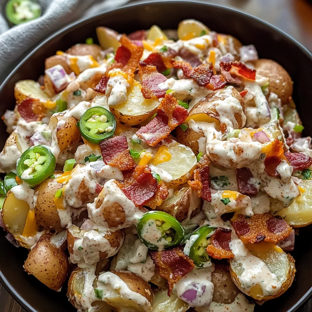 Jalapeno Popper Roasted Potato Salad