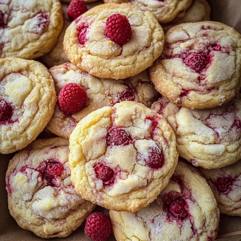 Lemon Raspberry Cookies