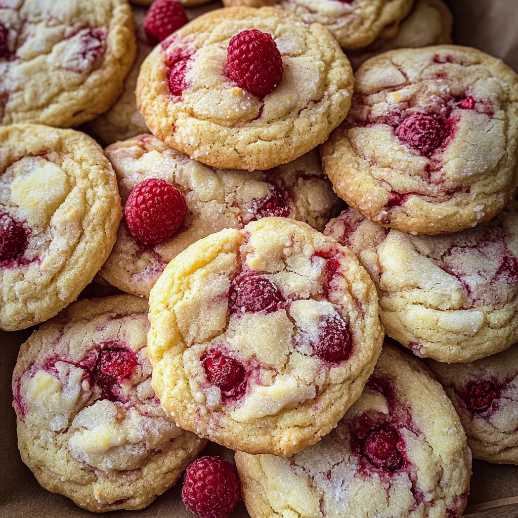 Lemon Raspberry Cookies