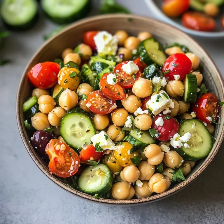 Mediterranean Chickpea Salad