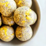 No-Bake Lemon Poppyseed Protein Balls
